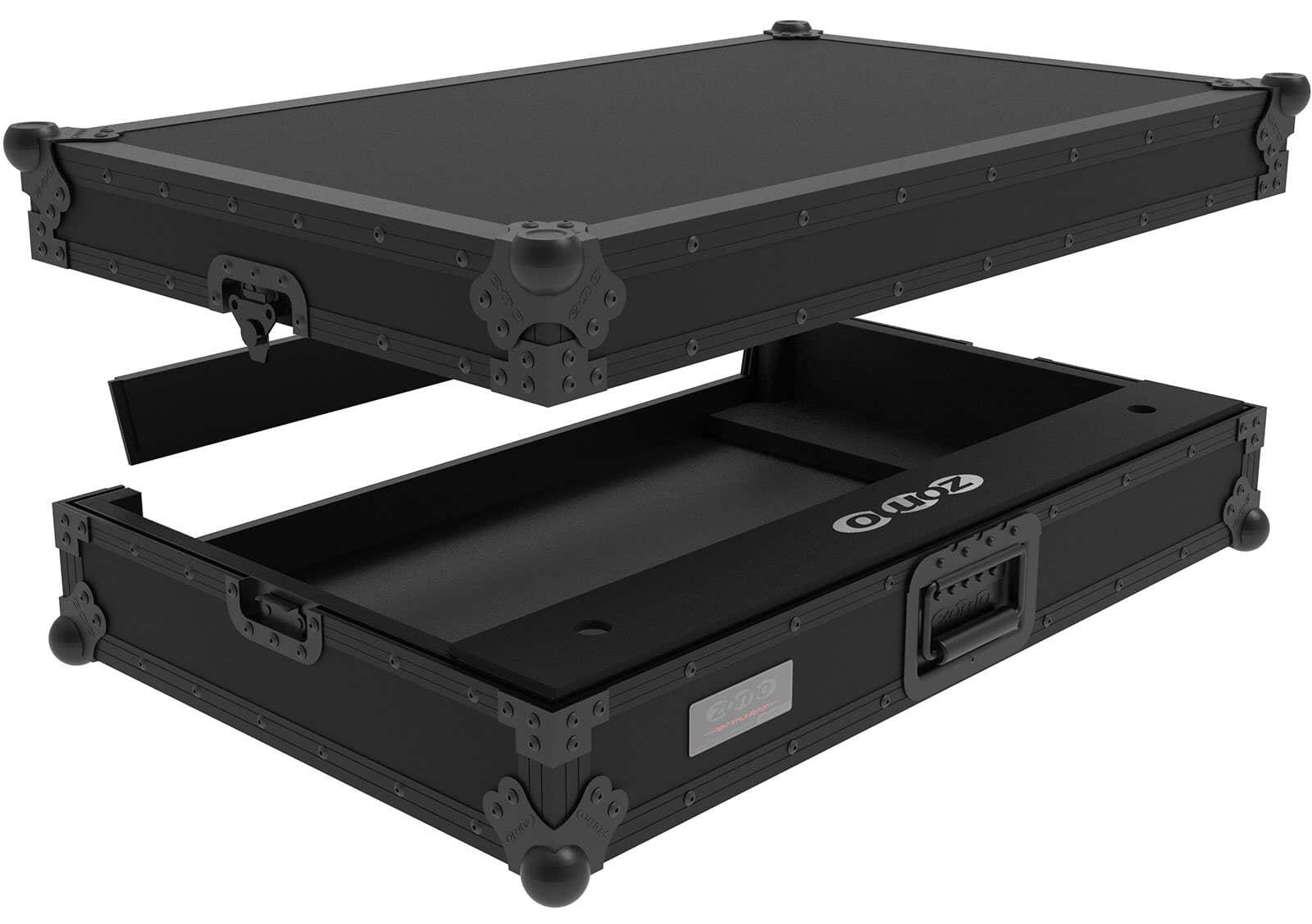 Zomo Flightcase Rane Four nyitott fedéllel, párnázott belső