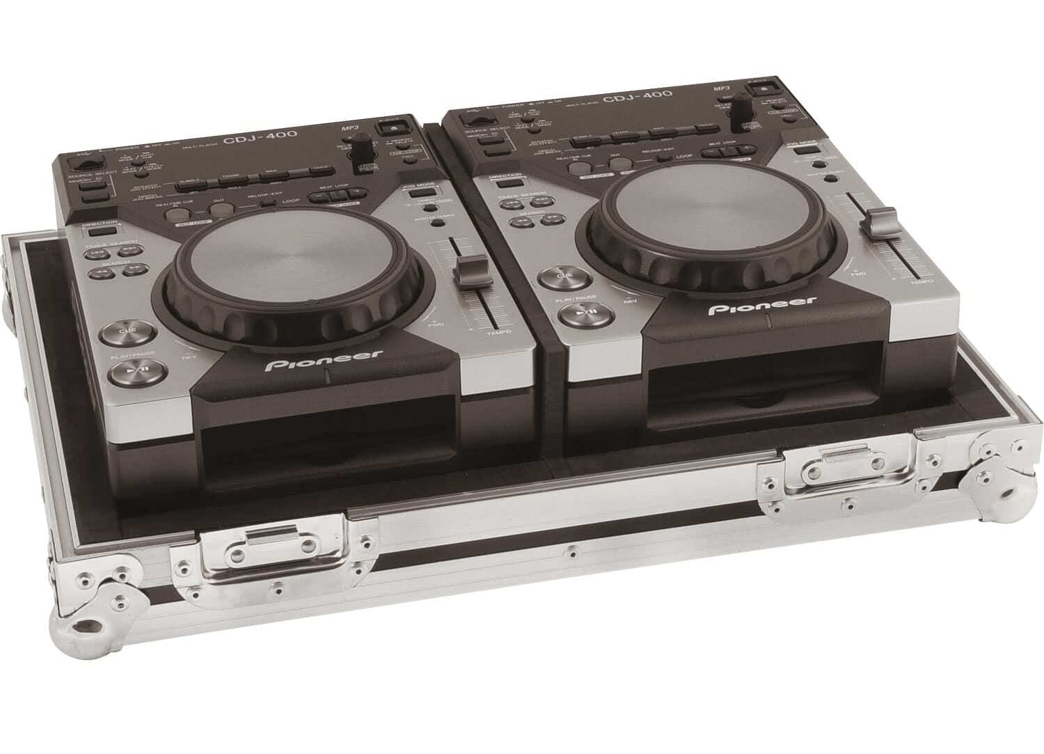Zomo PC-400/2 ezüst flightcase elölnézetből