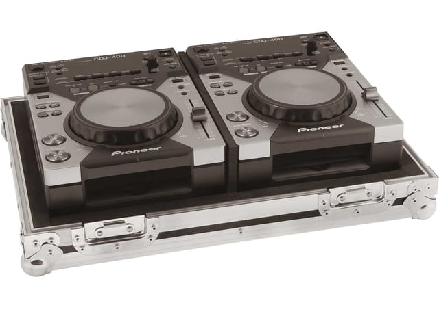 Zomo PC-400/2 ezüst flightcase elölnézetből