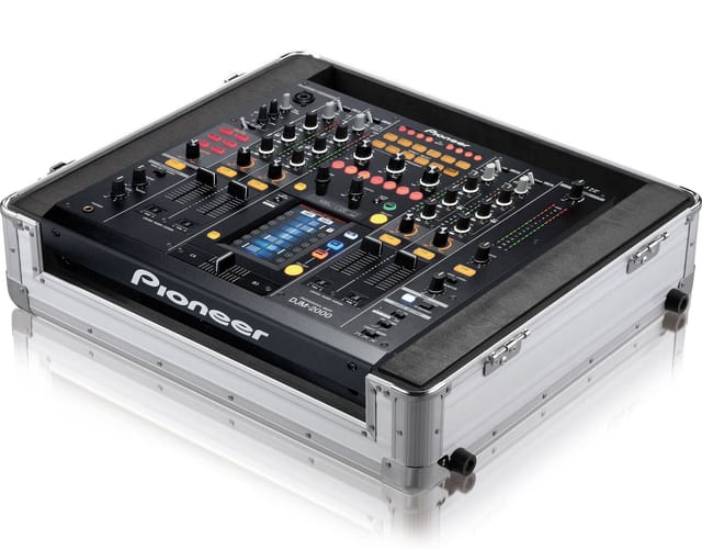 Zomo Flightcase DJM-2000 ezüst, elölnézet