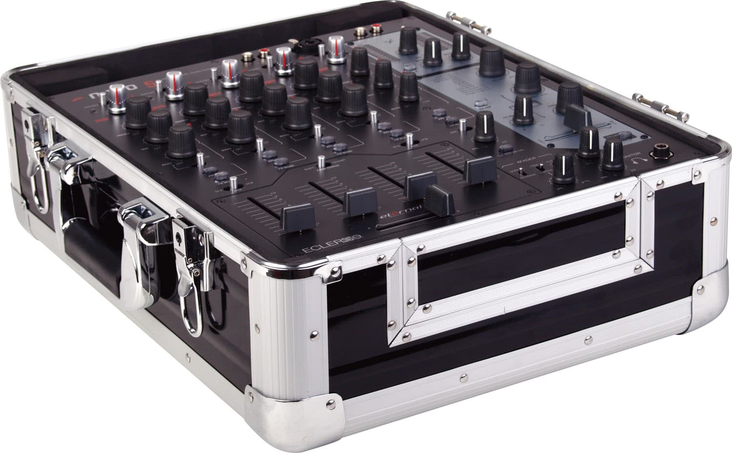 Zomo Flightcase CDJ-1 XT fekete, ferde nézet
