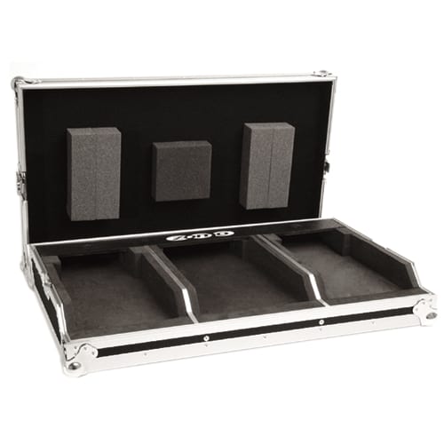 Zomo Flightcase Set 810 fekete flightcase, oldalsó látvány a kivitelről