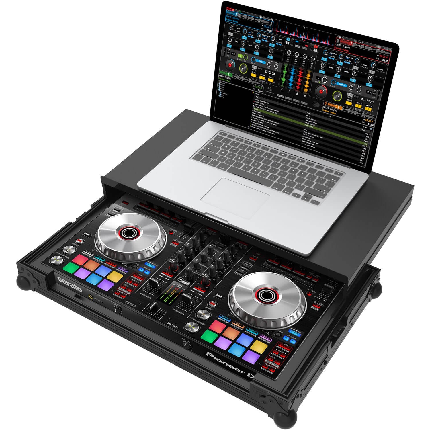Zomo P-DDJ-SR2 Plus NSE fekete Flightcase Pioneer DDJ-SR2 kontrollerhez