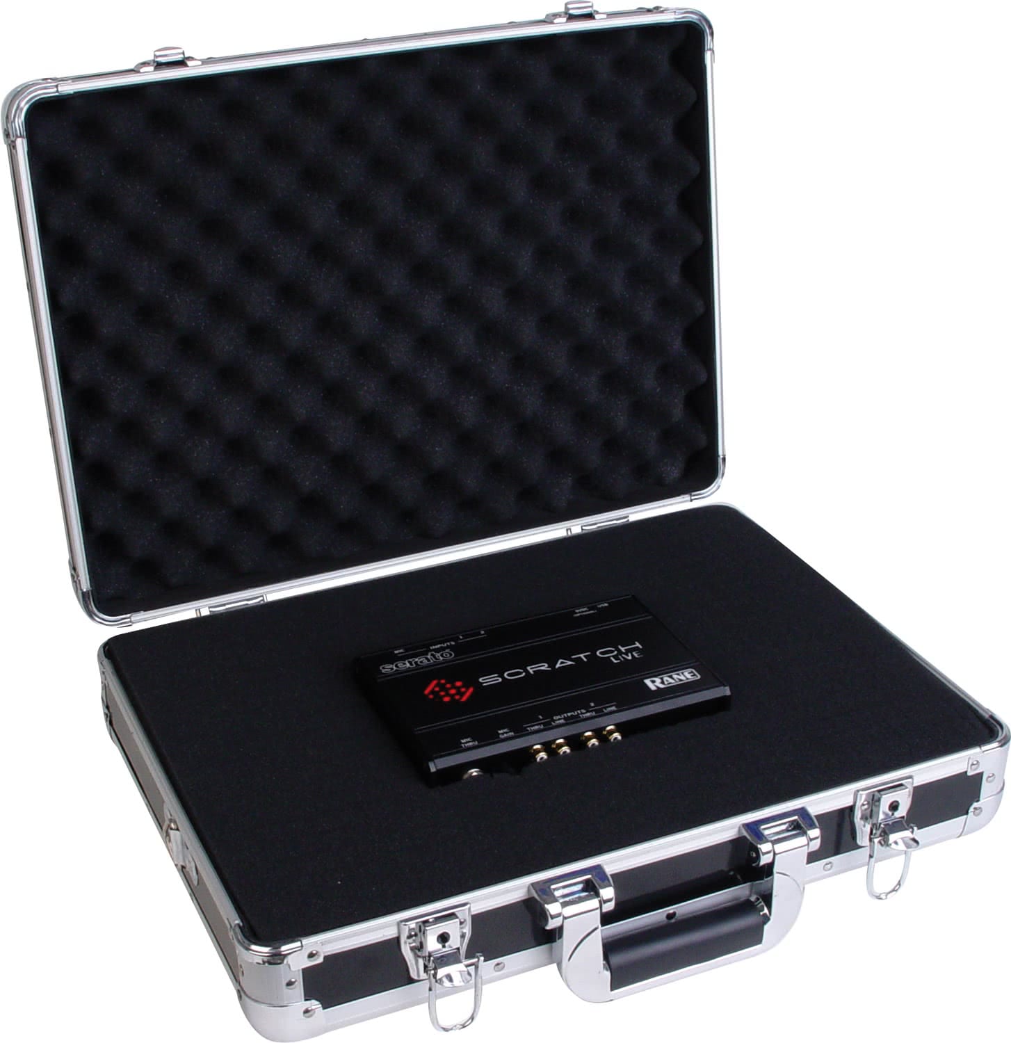 Zomo Flightcase UNI-1 XT fekete, elölnézet