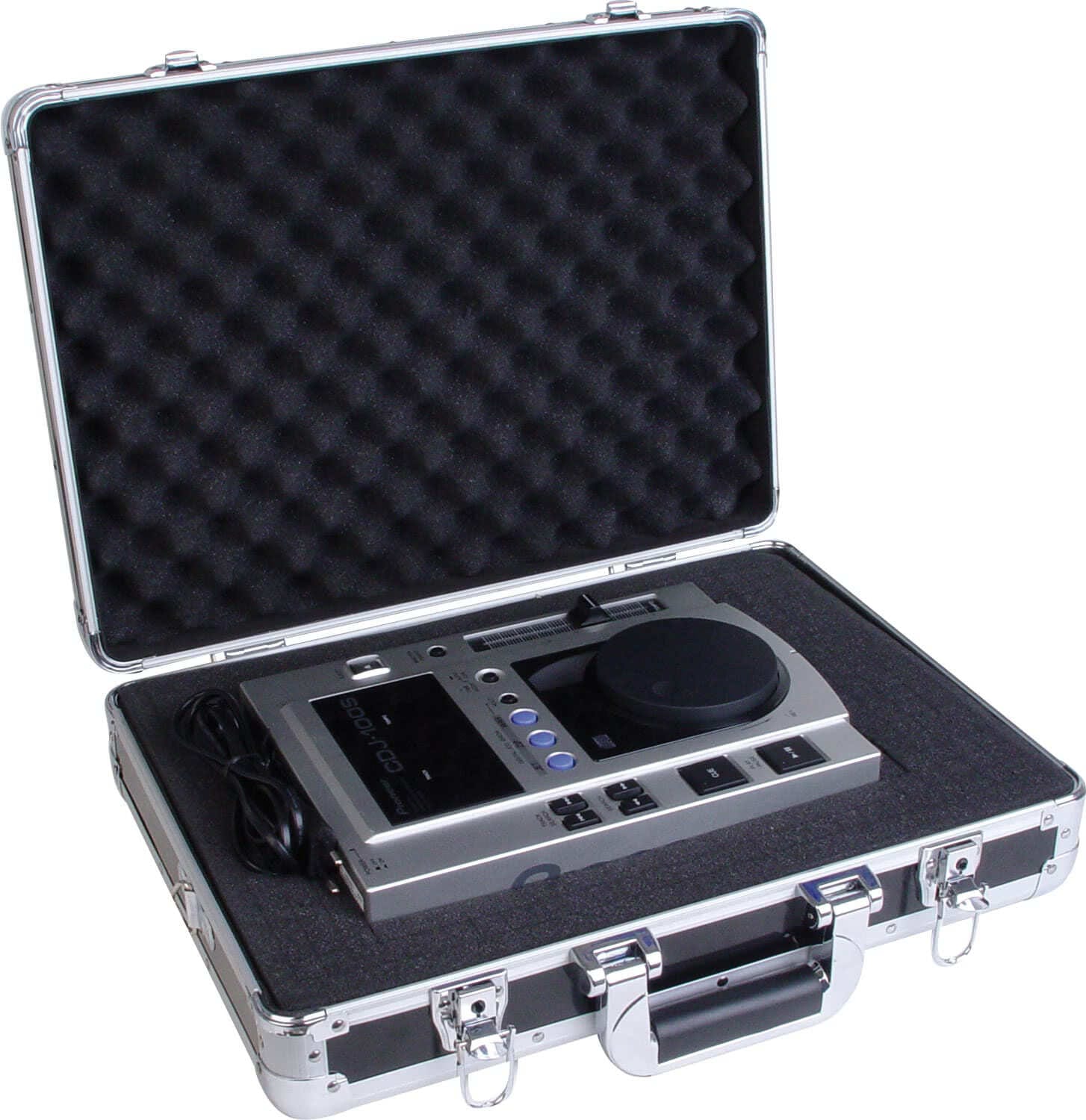Zomo Flightcase UNI-1 XT fekete, hátoldali nézet