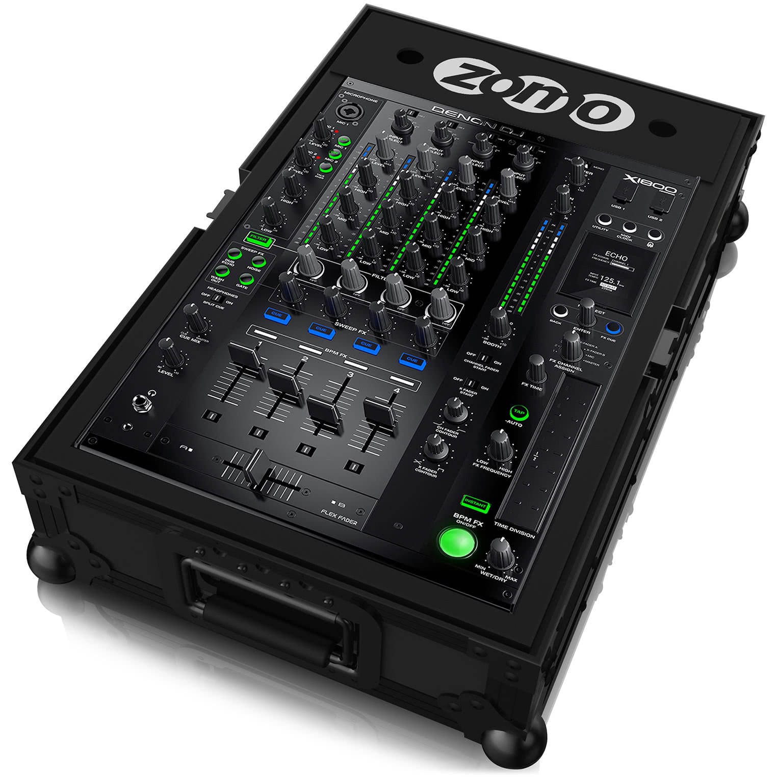 Zomo DN-X1800 NSE fekete Flightcase Denon X1800 Prime kontrollerhez