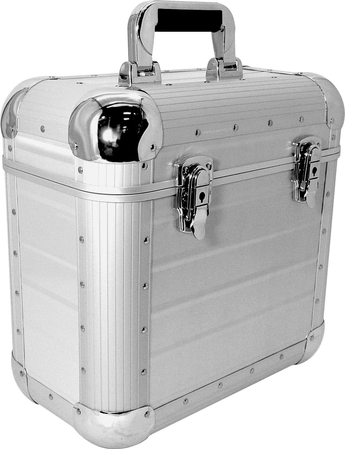 Zomo Recordcase RP-50 XT ezüst bakelit flightcase elölnézetből