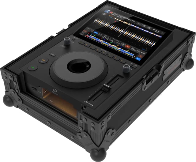 Zomo Flightcase A-CDJ1500X NSE fekete Flightcase zárt állapotban, elölnézet