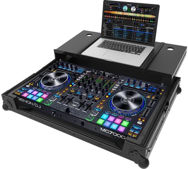 Zomo Flightcase MC-7000 Plus NSE fekete flightcase alumínium élekkel és pillangózárakkal