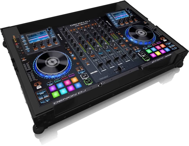 Zomo MCX8000 NSE fekete Flightcase zárt állapotban, oldalnézetből