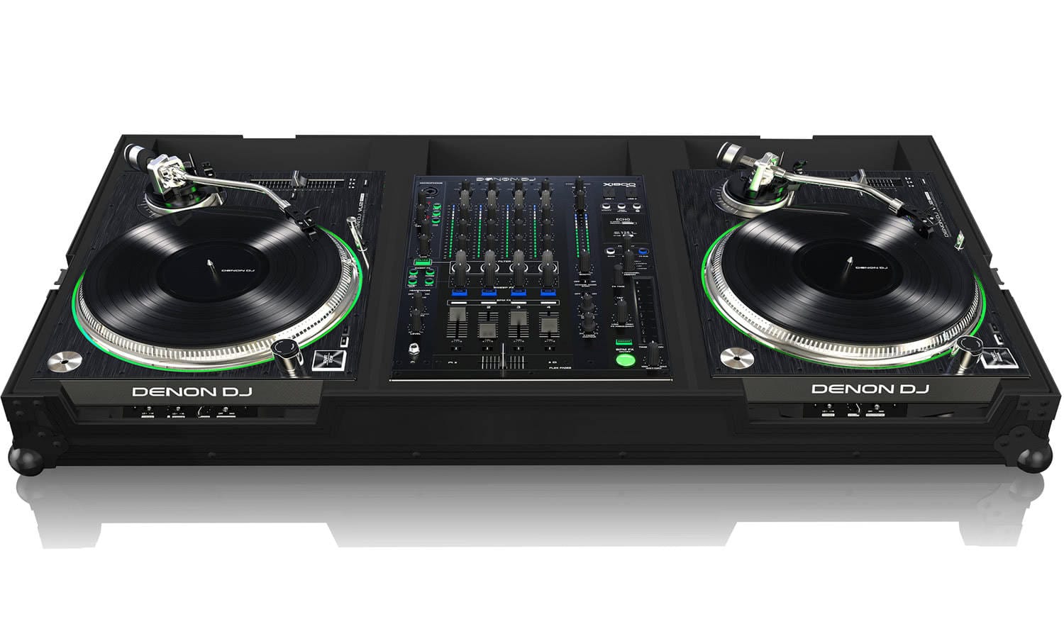 Zomo VLX-1800 NSE fekete Flightcase zárt állapotban, oldalnézet