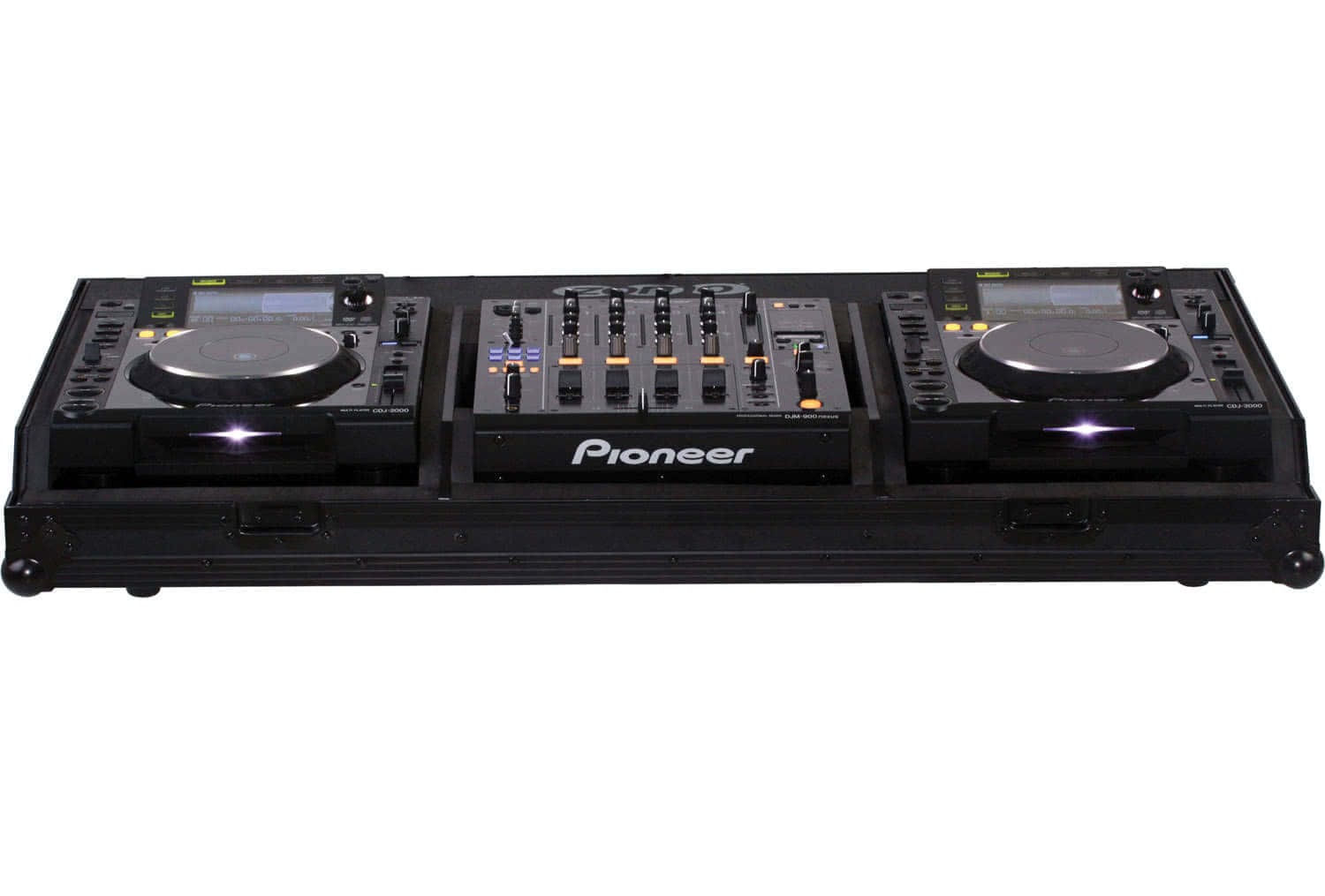 Zomo Flightcase Set 2900 NSE nyitott fedéllel, belső párnázással