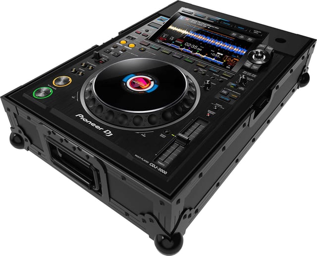 Zomo P-CDJ-3000 NSE Flightcase fekete kivitelben, elölnézet