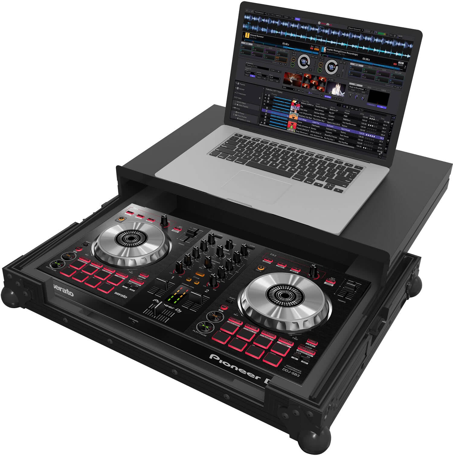 Zomo P-DDJ-SB3 Plus NSE fekete Flightcase Pioneer DDJ-SB3 kontrollerhez