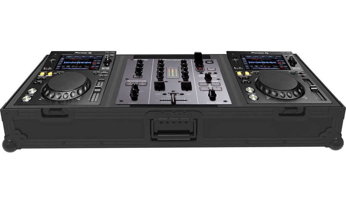 Zomo Flightcase Set-750 NSE matt fekete set-case elölnézetből