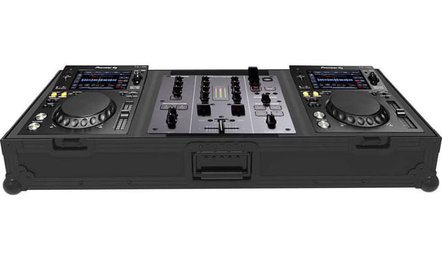 Zomo Flightcase Set-750 NSE matt fekete set-case elölnézetből
