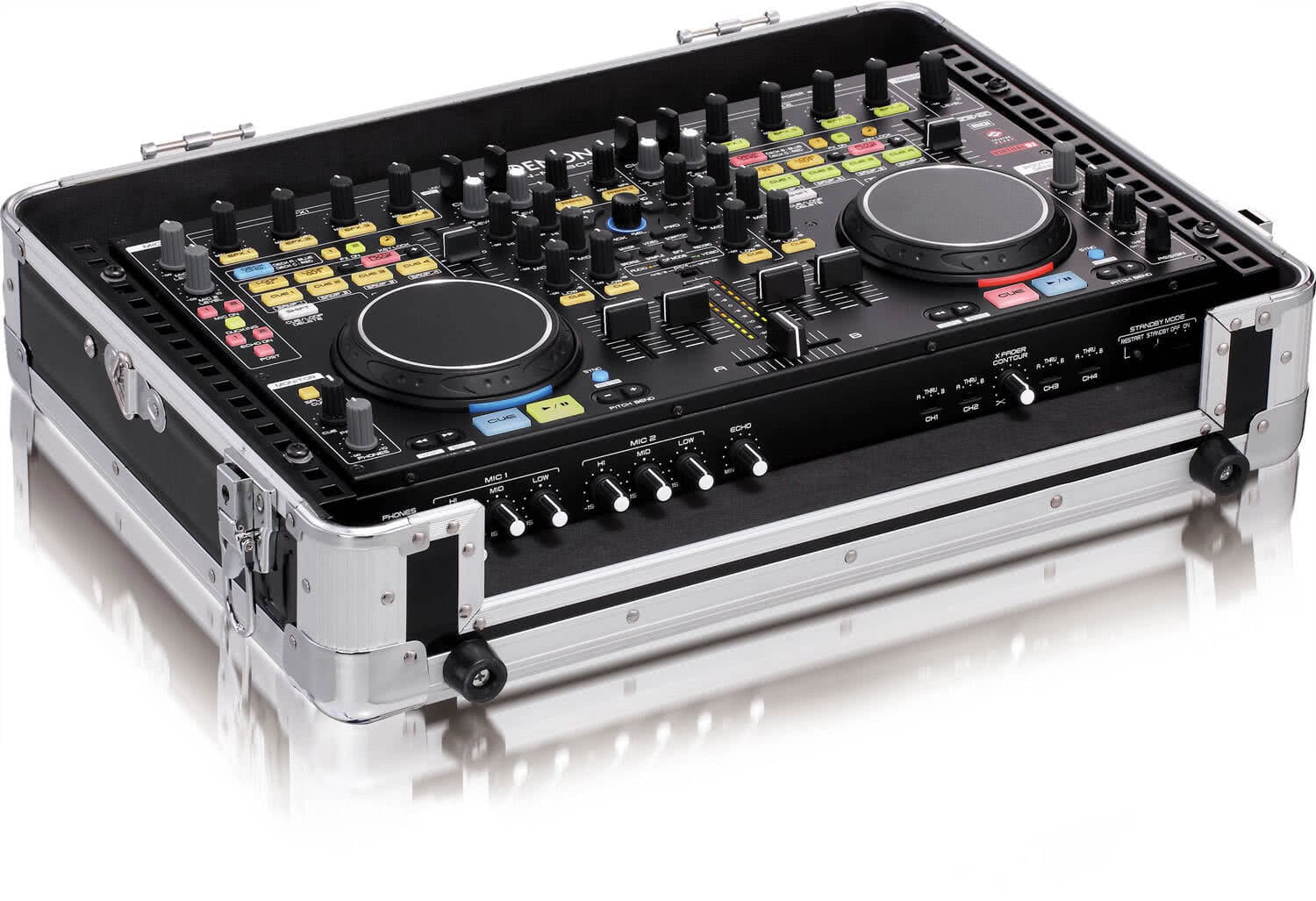 Zomo Flightcase MFC-6000 fekete flightcase elölnézetből