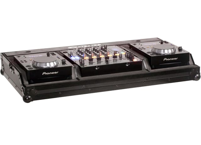 Zomo Flightcase Set 350 NSE fekete flightcase zárt állapotban