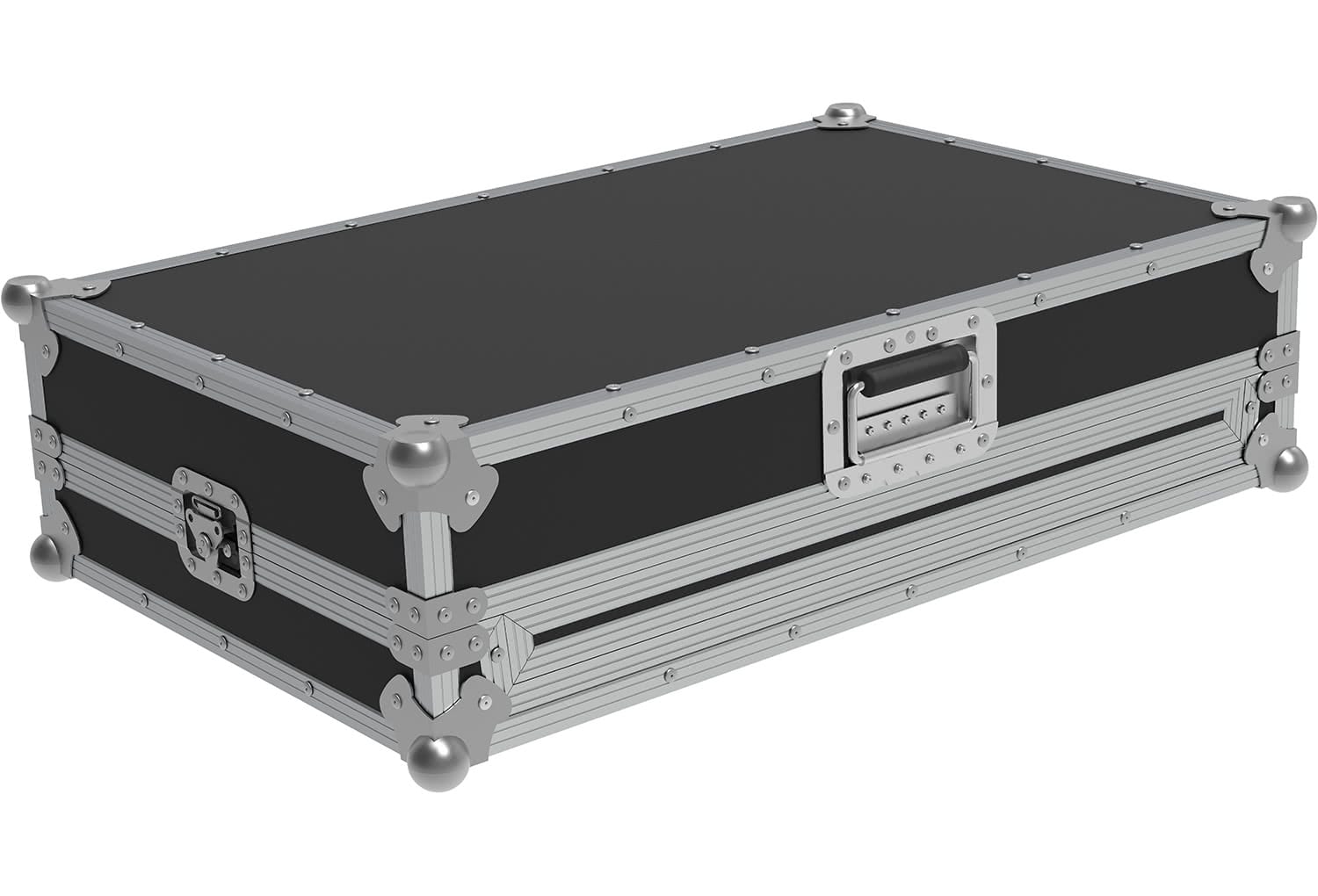 PEP FC-RX2 flightcase nyitott, levett fedéllel és párnázott belsővel