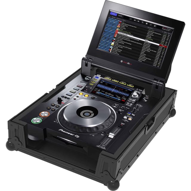 Zomo Flightcase CDJ-Tour1 NSE fekete tok elölnézetből
