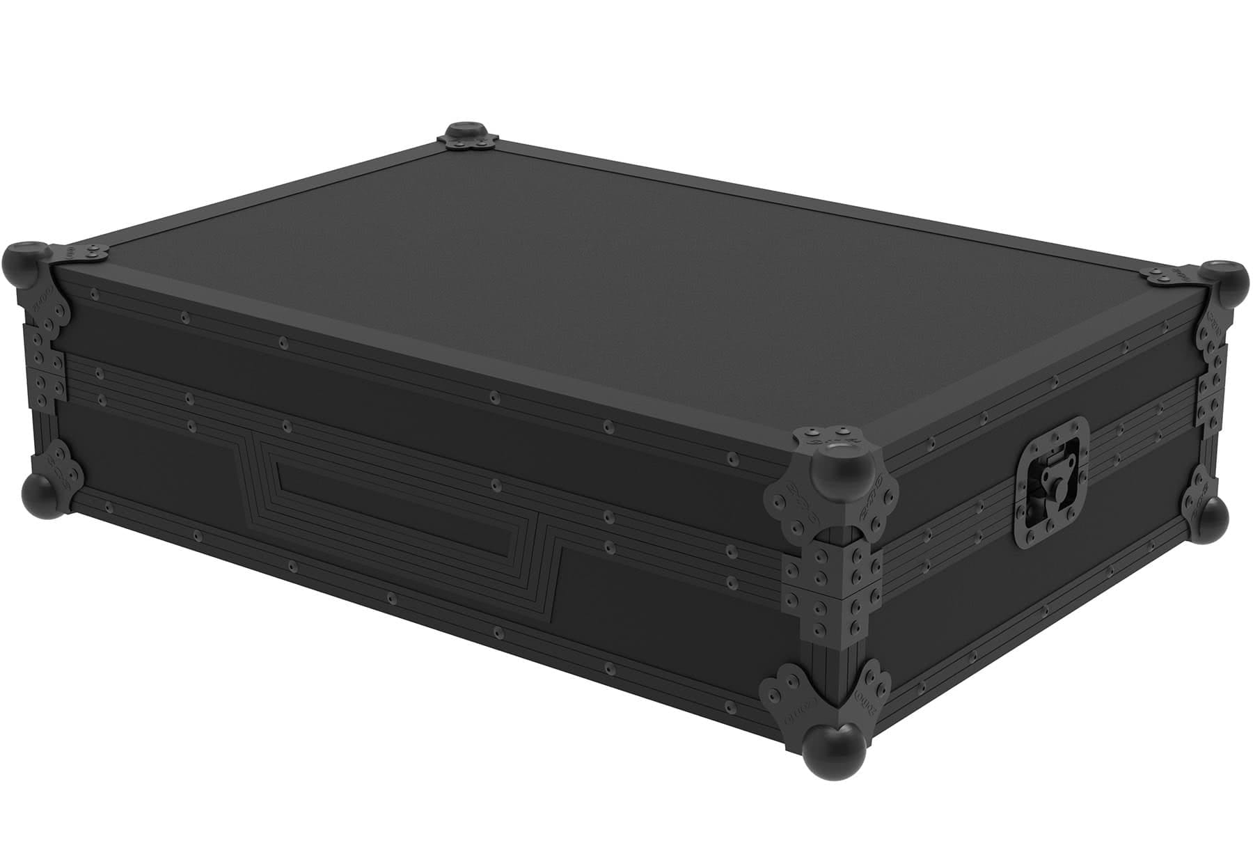 Zomo P-DDJ-FLX10 NSE flightcase fogantyúval, oldalnézet