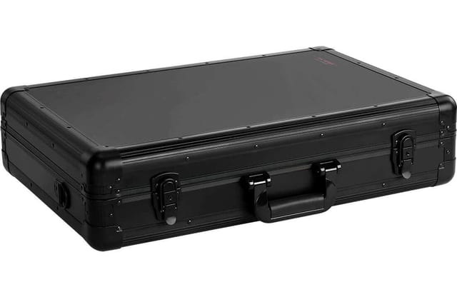 Zomo MFC-30 fekete DJ kontroller flightcase elölnézet