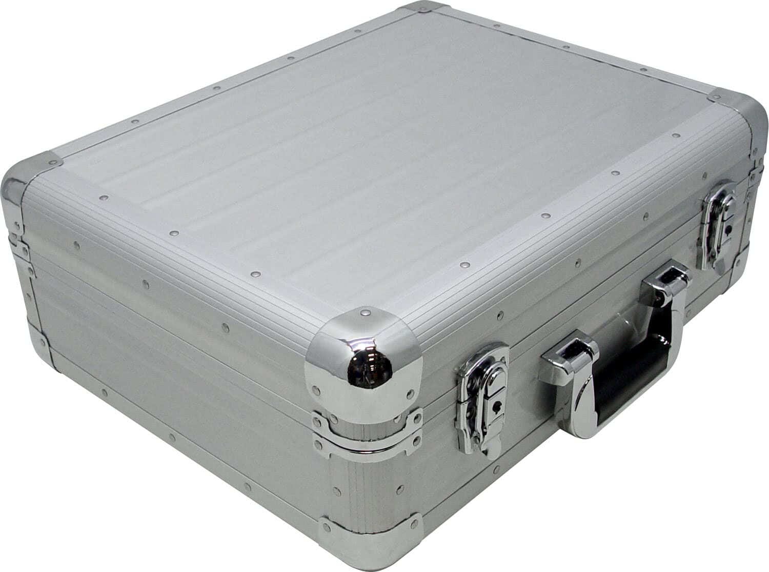 Zomo CD-Case CD-MK3 XT ezüst flightcase elölnézetből