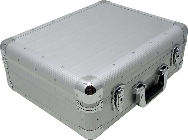 Zomo CD-Case CD-MK3 XT ezüst flightcase elölnézetből